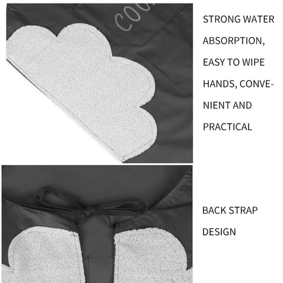 Cooking apron high absorption, leakproof size M - Picture 4 of 4